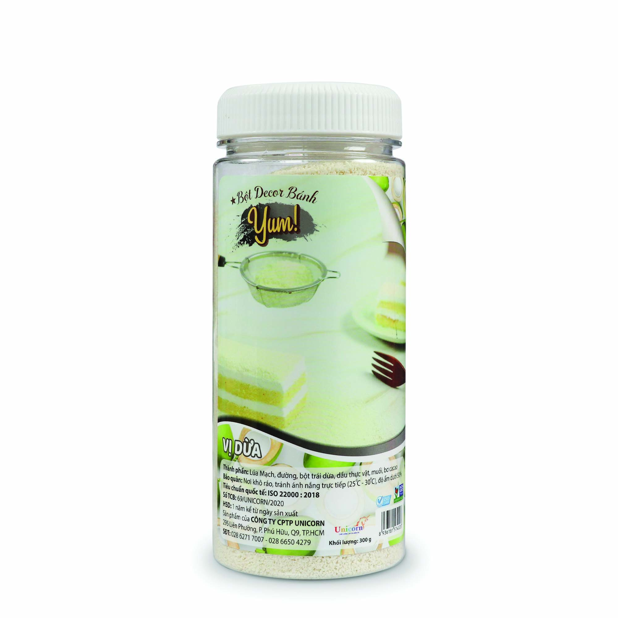 Bột Decor Bánh Vị Dừa 300g