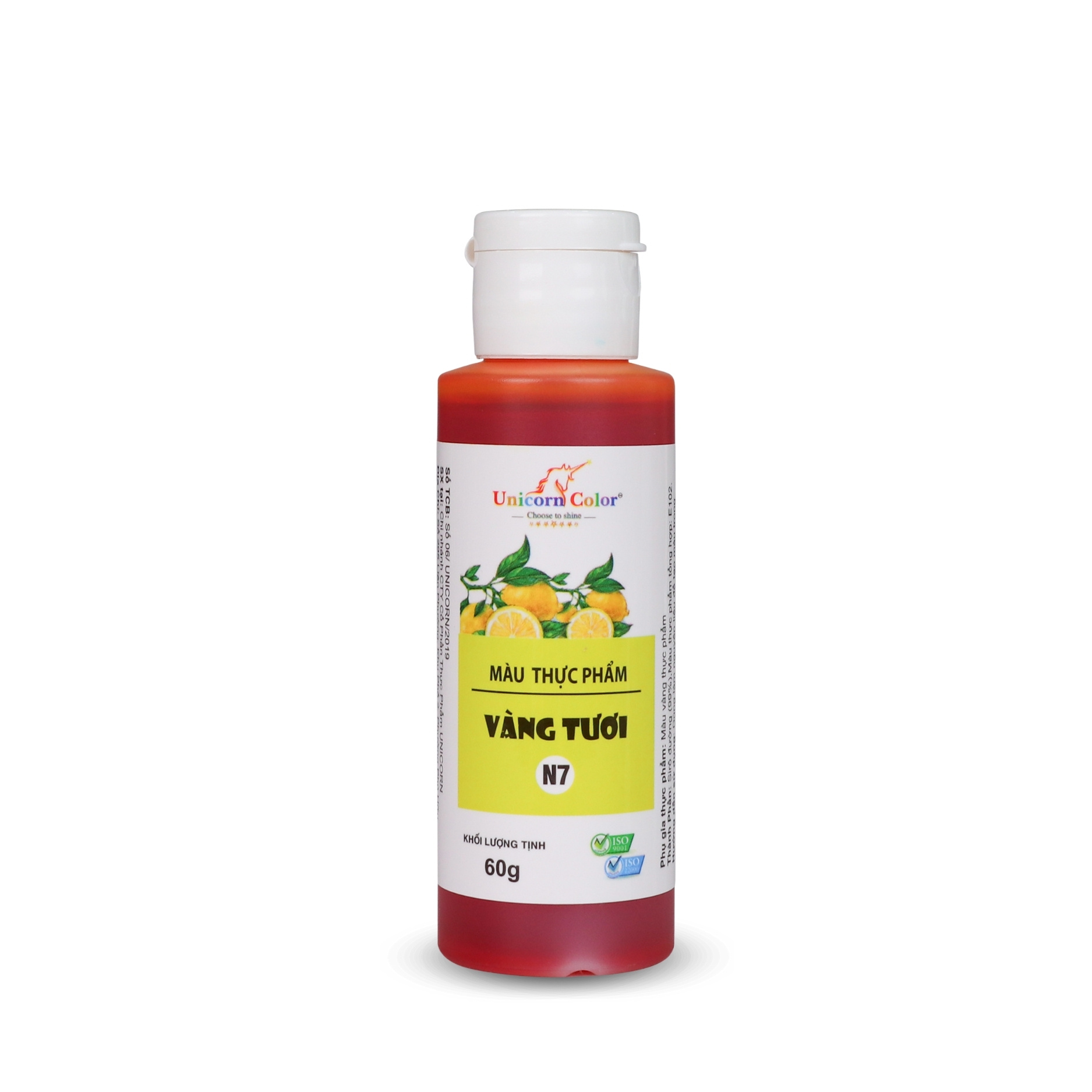 Màu Siro Unicorn Vàng Tươi 60g